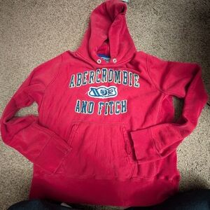 Abercrombie & Fitch Vibrant Red Pullover